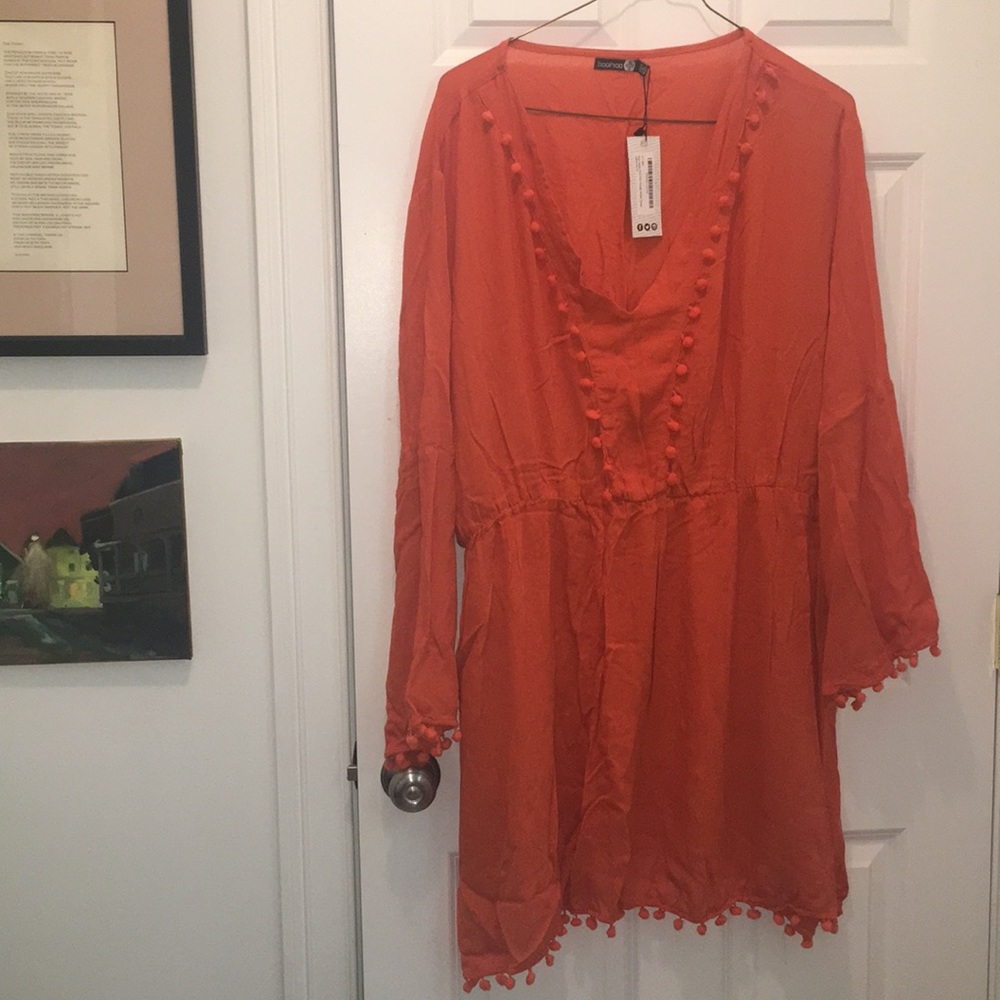 BOHEMIAN ORANGE DRESS